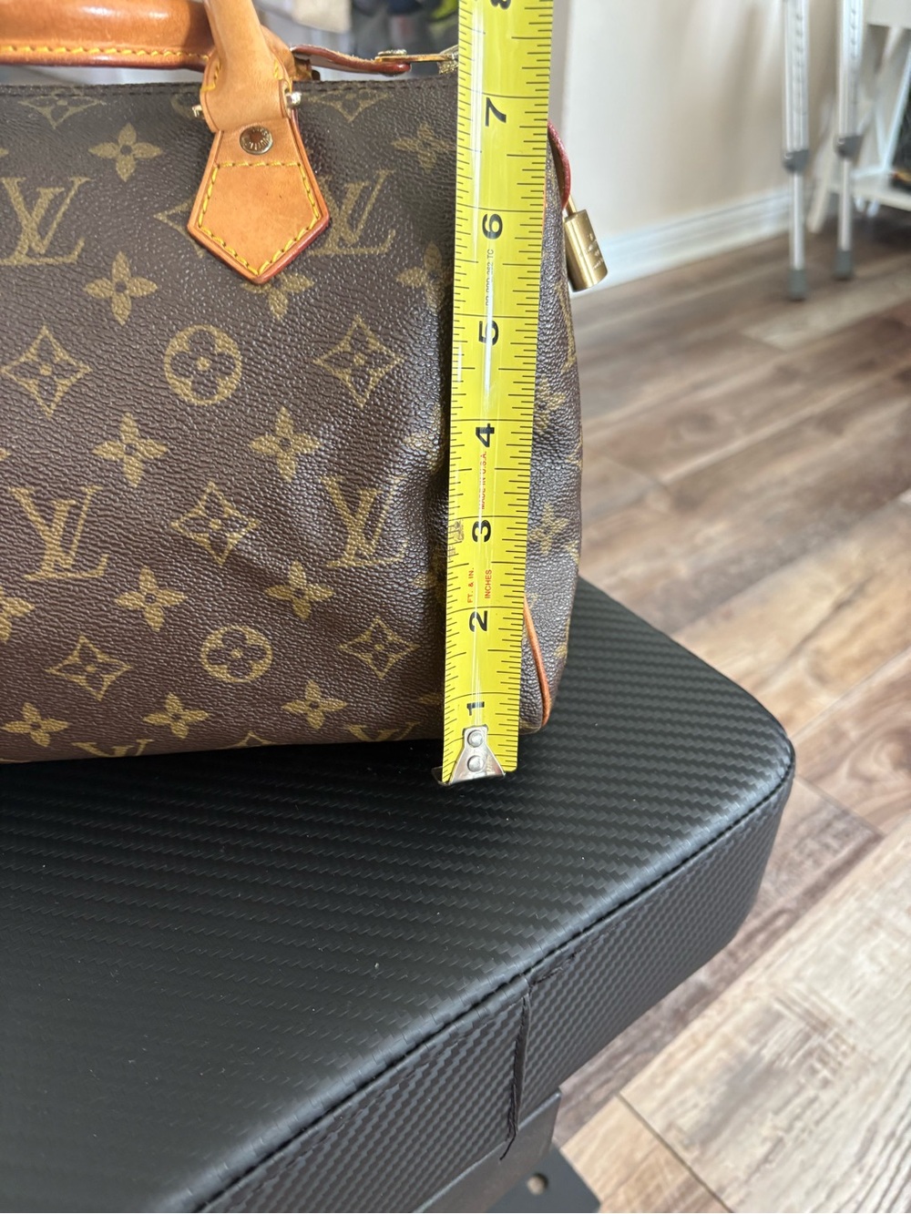 Louis Vuitton Brown Monogram Top-Handle Satchel - Picture 14 of 15